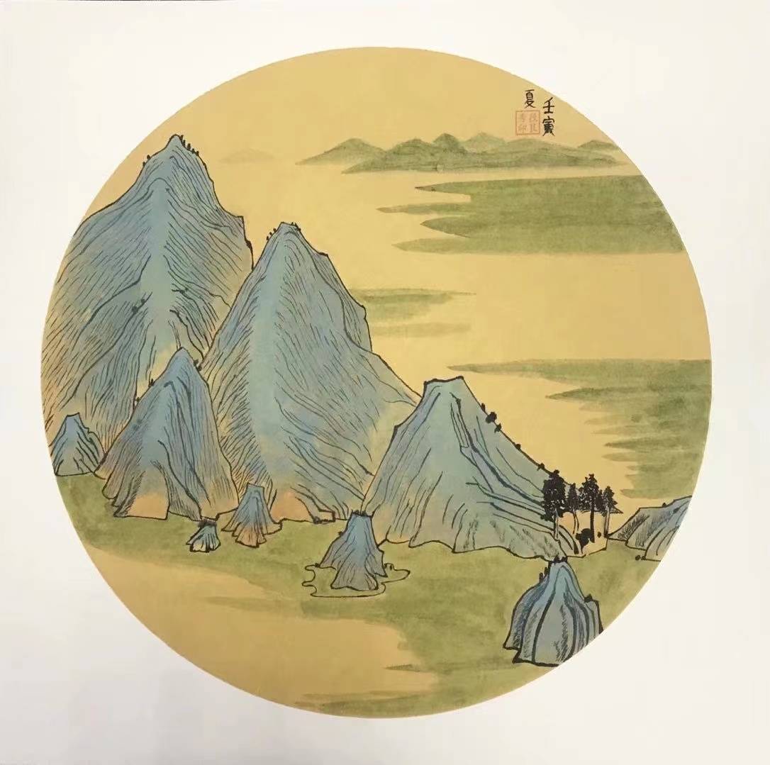 段艮秀的山水情——段艮秀美术作品欣赏