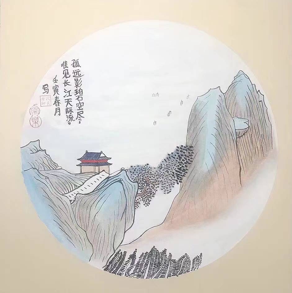 段艮秀的山水情——段艮秀美术作品欣赏