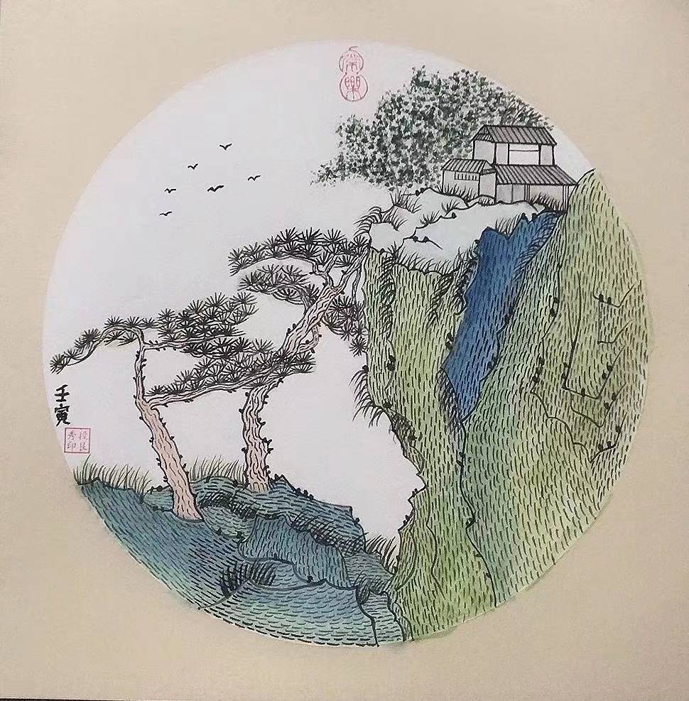 段艮秀的山水情——段艮秀美术作品欣赏