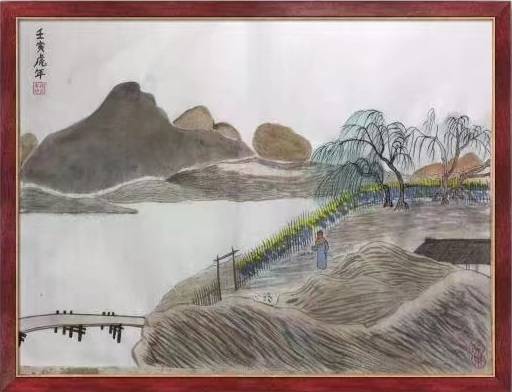 段艮秀的山水情——段艮秀美术作品欣赏