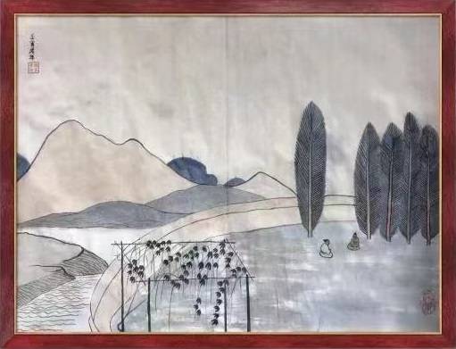 段艮秀的山水情——段艮秀美术作品欣赏