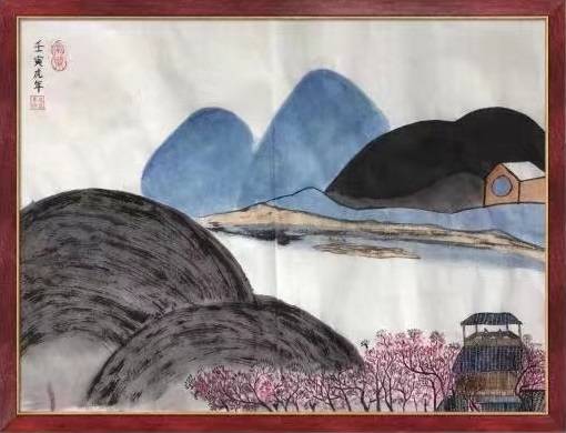 段艮秀的山水情——段艮秀美术作品欣赏