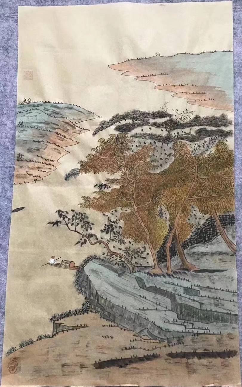 段艮秀的山水情——段艮秀美术作品欣赏