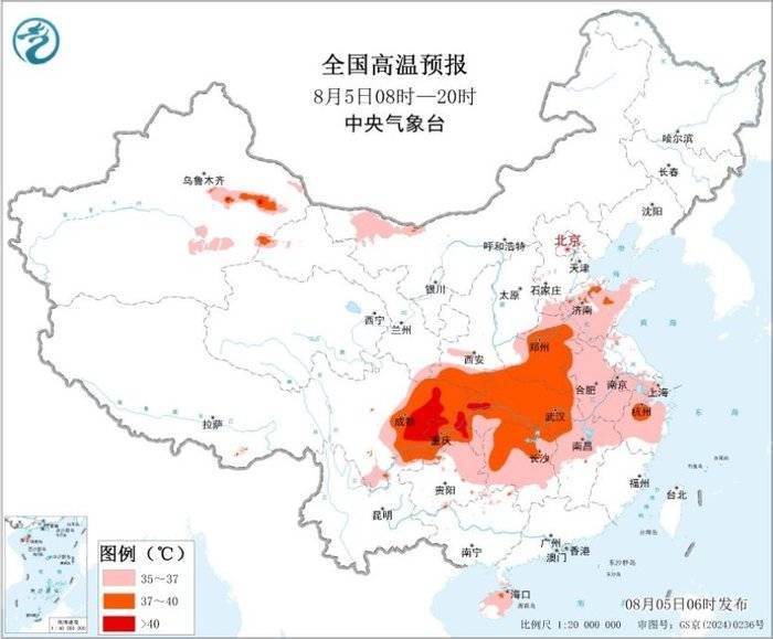 中央气象台：华南等地强降雨持续，中东部高温明日起有所减弱