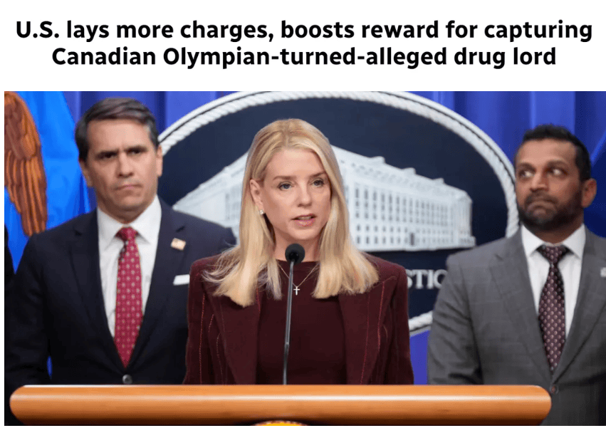 悬赏1500万美金！前奥运选手涉多起案件，被列入十大通缉犯